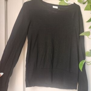 GAP Black Crew Neck Sweater